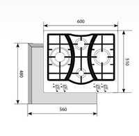 Газовая варочная поверхность LEX GVE 6043 C IV LIGHT