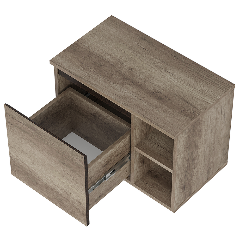 Тумба прикроватная Энигма ТБ-14 Дуб Каньон/Венге