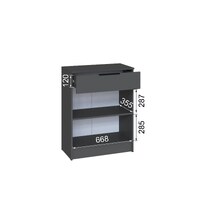 Прихожая Мадрид Обувница 0.7 графит