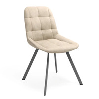Стул Бест FEDERICA BEIGE каркас графит